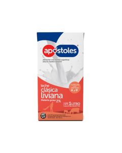 APOSTOLES LECHE CLASICA LIVIANA 2% X 1 LT