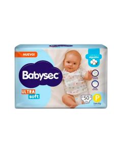 BABYSEC ULTRASOFT TALLE P X 50 UNI