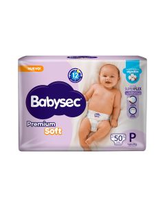BABYSEC PREMIUM SOFT TALLE P X 50 UNI