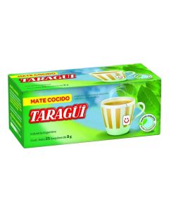 TARAGUI MATE COCIDO DIAMANTADO X 25 SAQ.