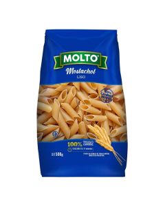 *MOLTO FIDEOS MOSTACHOL LISO X 500 GR.
