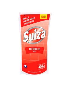 SUIZA AUTOBRILLO P/ PISO ROJA D/P X 400 ML.