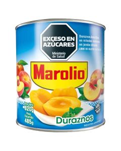 *MAROLIO DURAZNOS EN MITADES LATA SIN TACC X 820 GR/ 485 GR