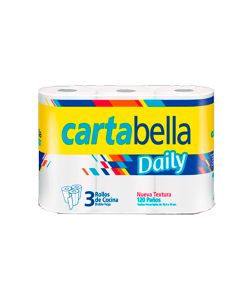 //CARTABELLA ROLLO DE COCINA DAILY 3 X 120 PANOS
