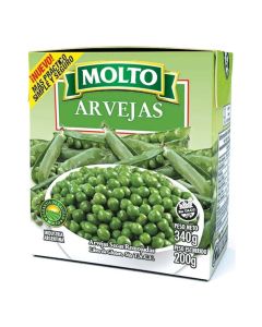 *ARVEJAS MOLTO TETRA PACK X 340 GR