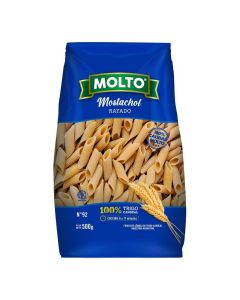 *MOLTO FIDEOS MOSTACHOL RAYADO X 500 GR.