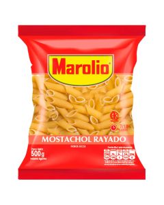 *MAROLIO FIDEOS MOSTACHOL RAYADO X 500 GR