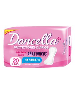 DONCELLA PROTECTOR DIARIO SIN DEO X 20