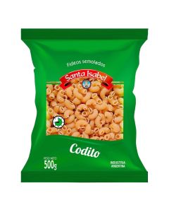 SANTA ISABEL FIDEOS CODITO X 500 GR